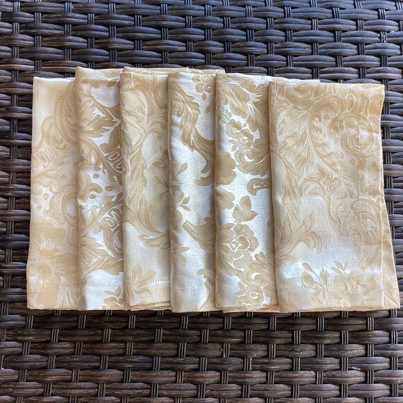 2 Waterford Damask Placemats & 5 Napkins NWOT - Picture 1 of 7